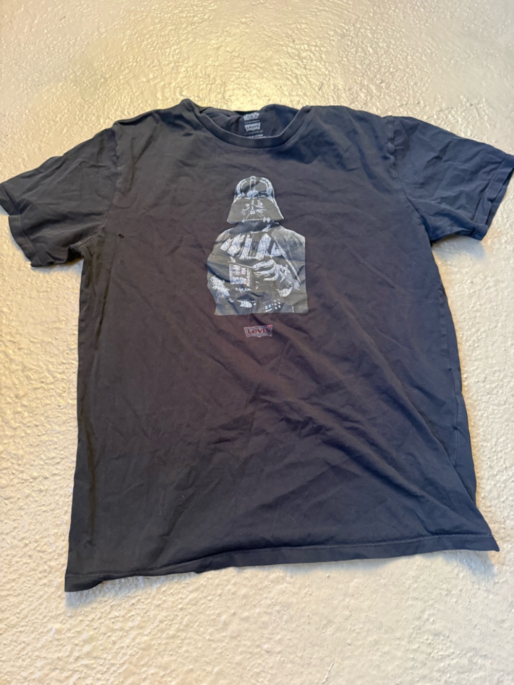 Levi's Black Short Sleeve Tee with StarWars